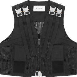 Black 4-Buckle Tactical Vest