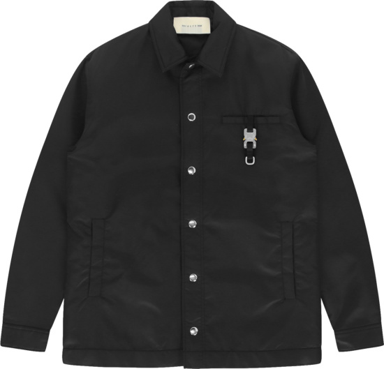 1017 Alyx 9sm Black Nylon Shirt Jacket