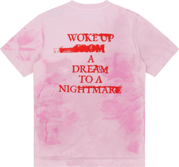 1017 Alyx 9sm Pink Treated Nightmare T Shirt