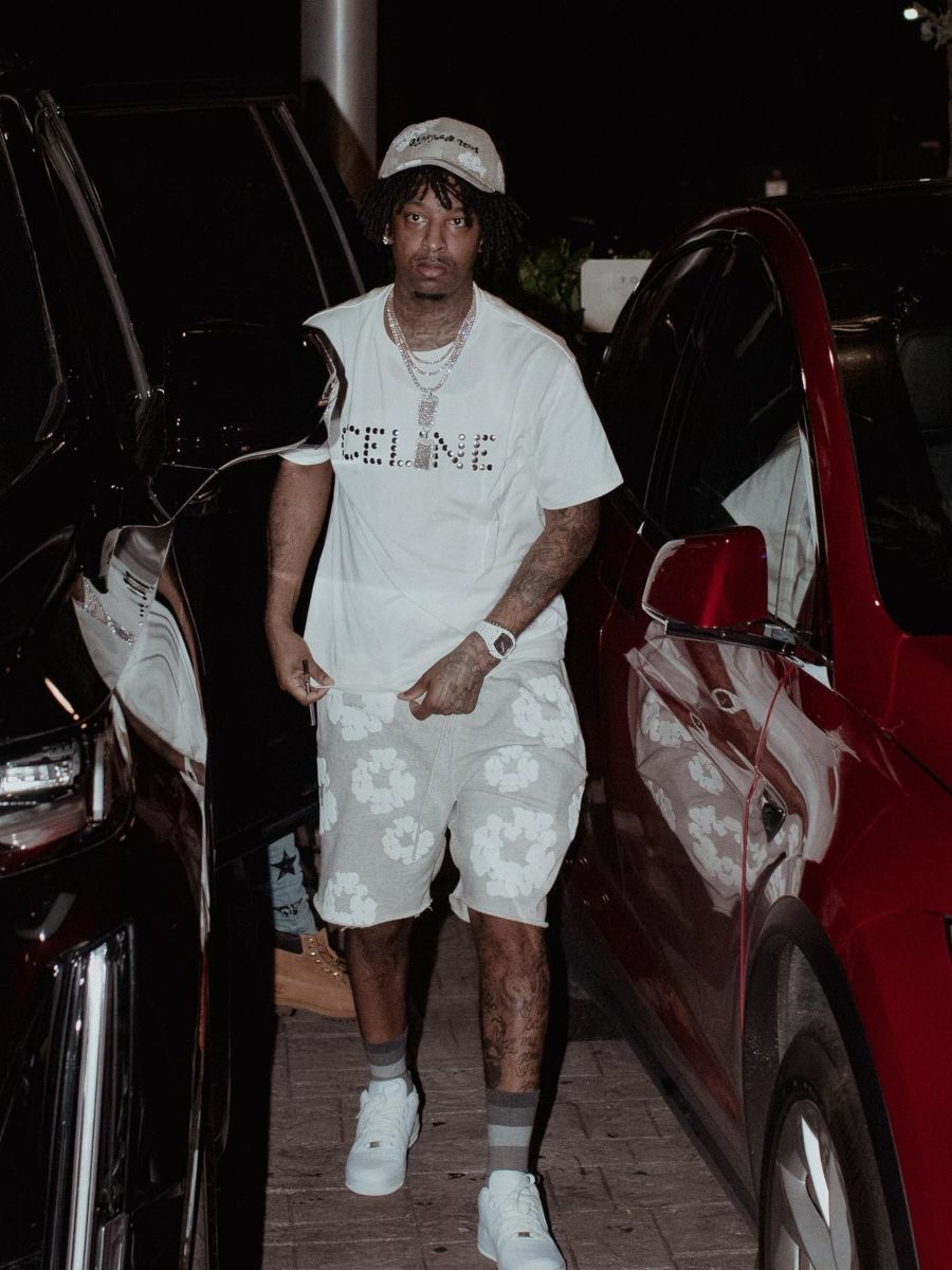 21 Savage Celebrates 'Her Loss' Release In a Denim Tears x READYMADE & Celine Fit