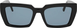 3 Paradis Black And Blue Cat Eye Sunglasses