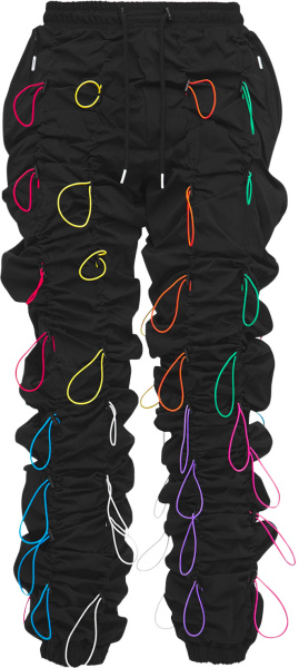 99 Pecent Is Black And Multicolor Gobchang Pants