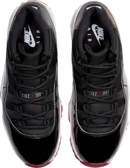 Air Jordan 11 Black Patent Sneakers