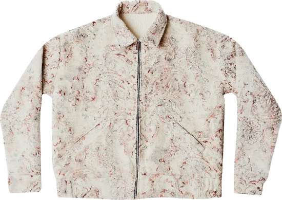 Alte Volant White And Red Floral Tapestry Jacket
