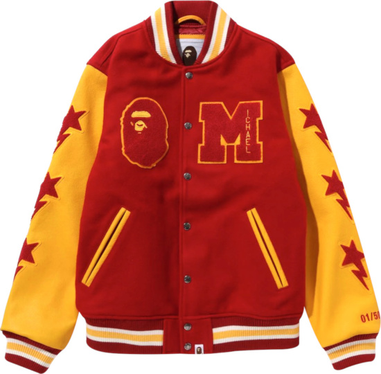 Bape X Michael Jackson Varsity Jacket