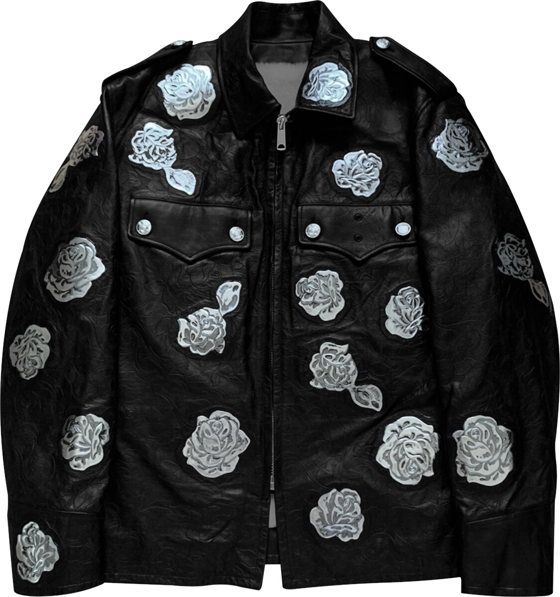 calvin klein 205w39nyc leather jacket