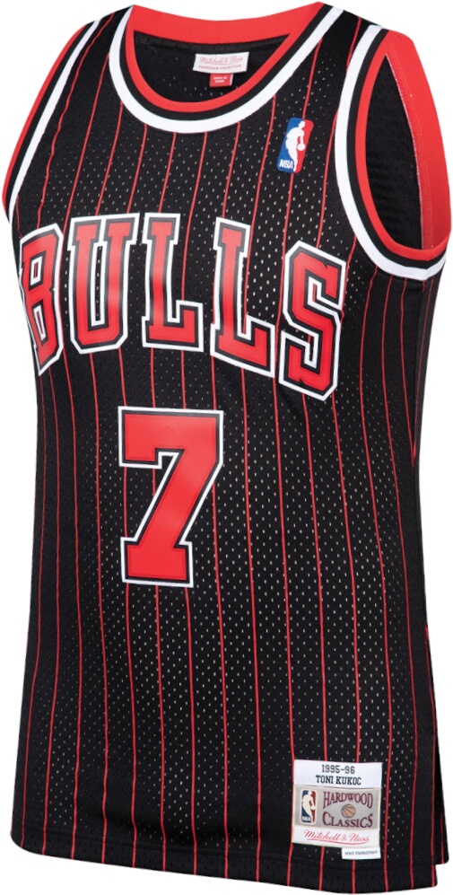 1993-00 Chicago Bulls Kukoc #7 Champion Away Jersey (Excellent) M