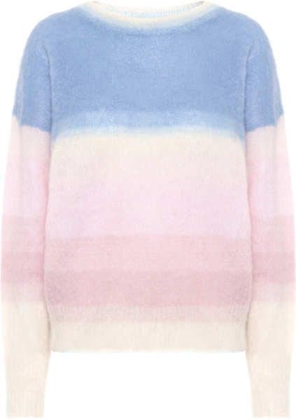 Isabel Marant Pastel Stripe Mohair Sweater