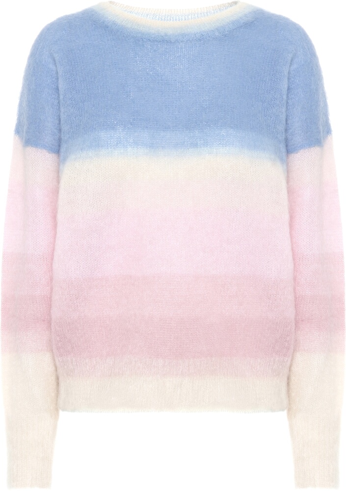 Isabel Marant Pastel Striped Mohair Sweater | INC STYLE