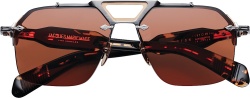 Brown & Black 'Silverton' Sunglasses