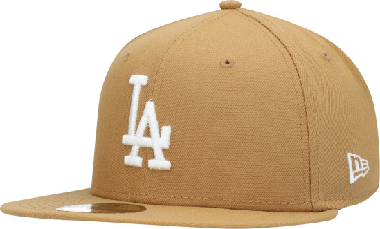 Los Angeles Dodgers New Era Wheat 59fifty Fitted Hat Tan