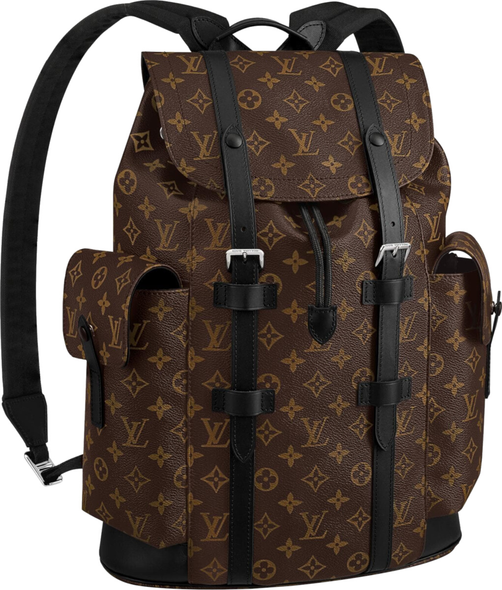 Louis Vuitton Brown Monogram ‘Christopher’ Backpack | Incorporated Style