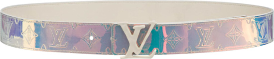 Holographic Louis Vuitton Belt