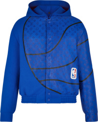 Louis Vuitton X Nba Blue Basketball Jacket 1a8gwo