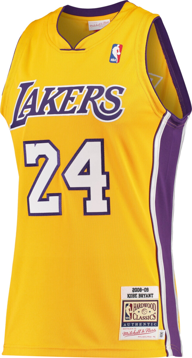 Los Angeles Lakers #8 Kobe Bryant With KB Patch Yellow Stitched