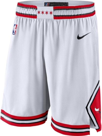 Nike Chicago Bulls 2019 20 Icon Edition White Shorts