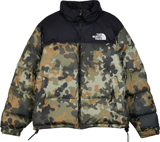 The North Face Camo 'Nuptse' Puffer Jacket | INC STYLE