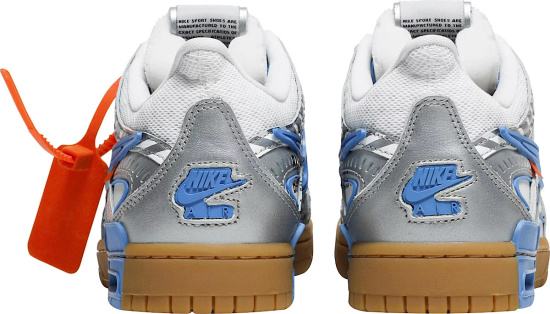 Off White X Air Rubber Dunk University Blue' Sneakers