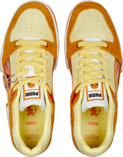 Puma Slipstream Lo X Pokemon Orange And Yellow Sneakers
