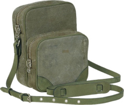 Readymade Olive Green Canvas Small Shoulder Bag