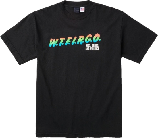Wtfirgo Black Print T Shirt