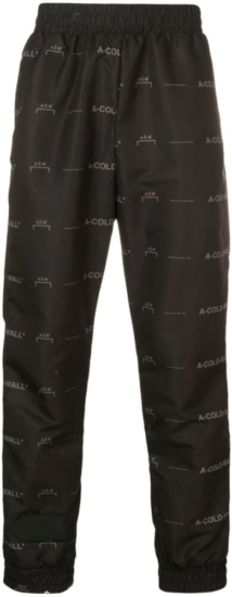 A Cold Wall Allover Logo Print Track Pants Worn By Quavo
