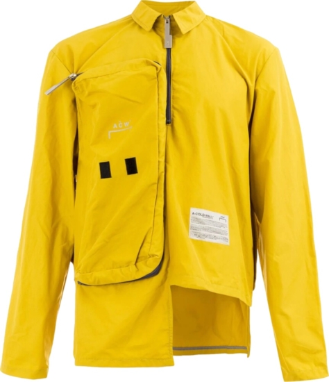 A Cold Wall Yellow Asymmetric Jacket