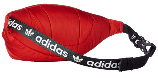 Adidas Originals Red Fanny Pack With Black Belt