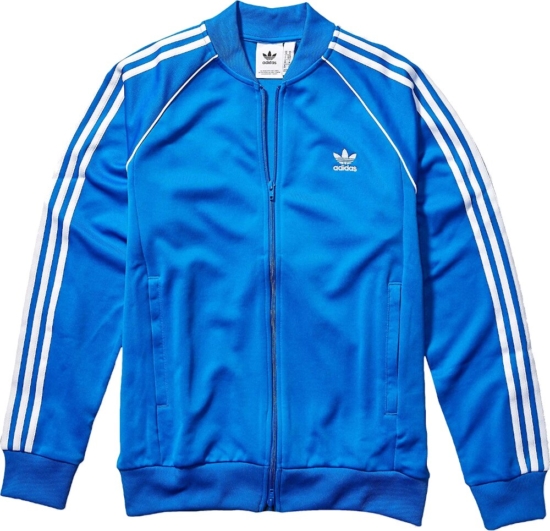 metal incondicional Validación Adidas Royal Blue 'Superstar' Track Jacket | Incorporated Style