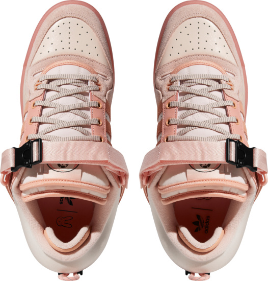 Adidas X Bad Bunn Pink Low Top Sneakers