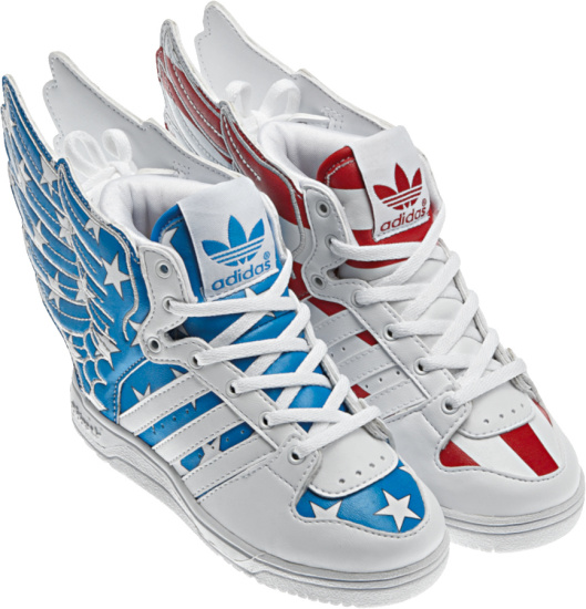 Adidas X Jeremy Scott Wings 2 Usa Flag Stars And Stripes