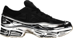 Adidas X Raf Simons Black Silver Ozweego Sneakers