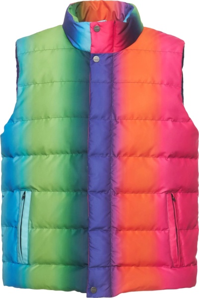 Agr Neon Gradient Down Puffer Vest