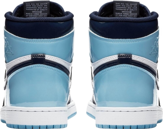 baby blue patent leather jordan 1