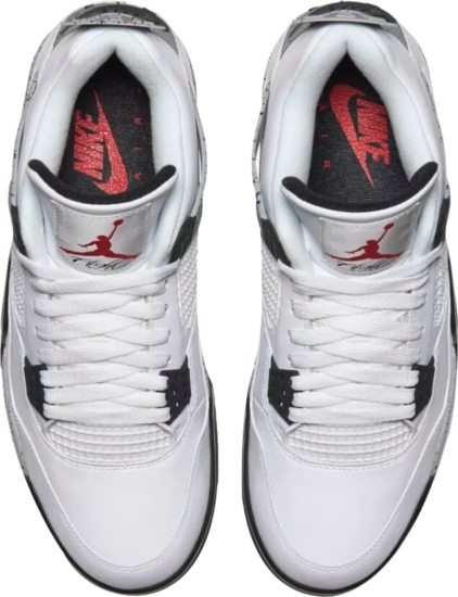 Air Jordan 4 Retro White Cement Sneakers