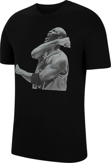 Air Jordan Black And White Photo Print T Shirt