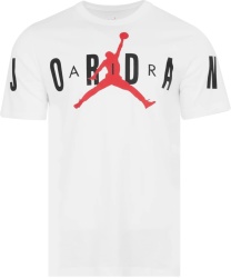 Air Jordan White Jumpman Stretch Logo T Shirt