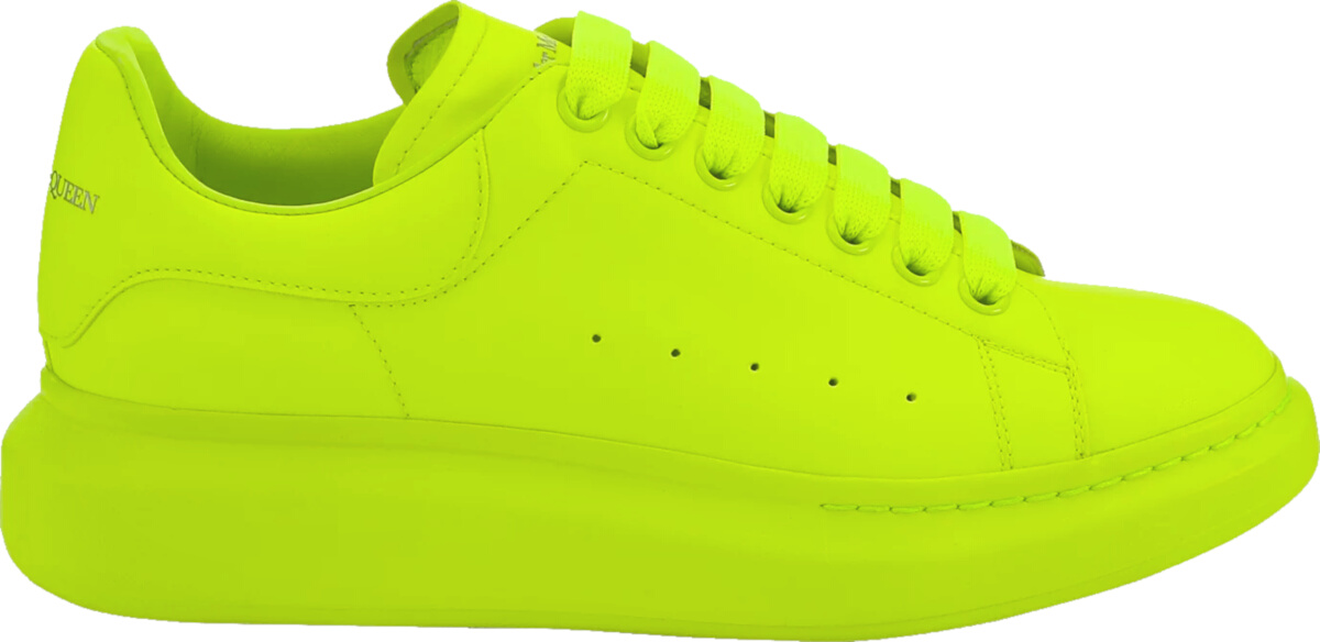 Alexander McQueen Neon Yellow 'Oversized' Sneakers | Incorporated Style