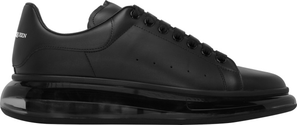 Alexander Mcqueen Black Clear Chunky Sneakers