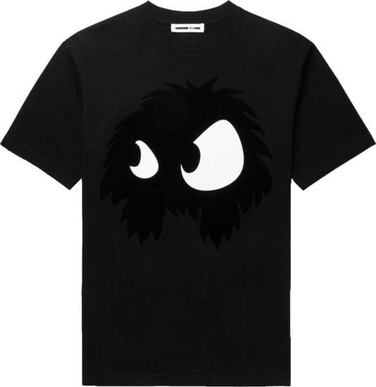 Alexander Mcqueen Mcq Black Chester Monster T Shirt
