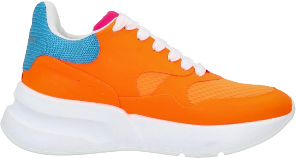 Alexander Mcqueen Neon Orange Sneakers