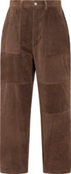 Ambush Brown Corduroy Straight Fit Pants