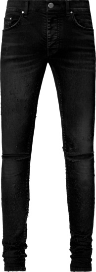 Amiri Aged Black Shotgun Jeans