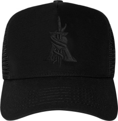 Black 'A-Dagger' Trucker Hat