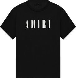 Amiri Black Core Logo Print T Shirt
