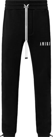 Amiri Black Core Logo Sweapants