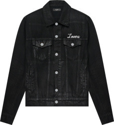 Amiri Black Denim Lovers Jacket