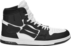 Black & White High 'Skel-Top' Sneakers