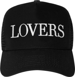 Black 'Lovers' Trucker Hat
