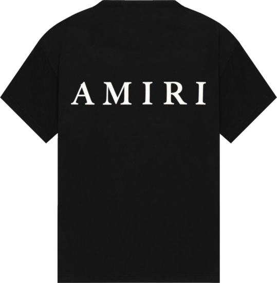 Amiri Black Ma Logo T Shirt